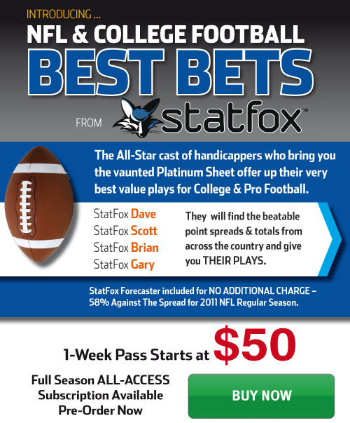 StatFox Sports > Best Bets > Football